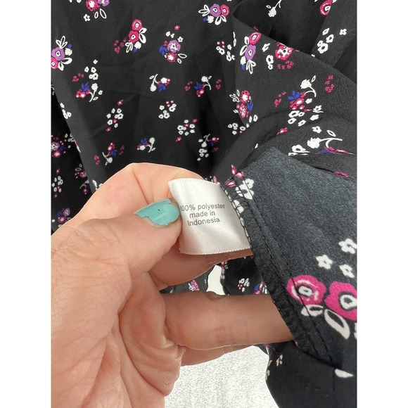 NWT Lane Bryant floral Shirt Blouse Size 28 New Top - Picture 3 of 4